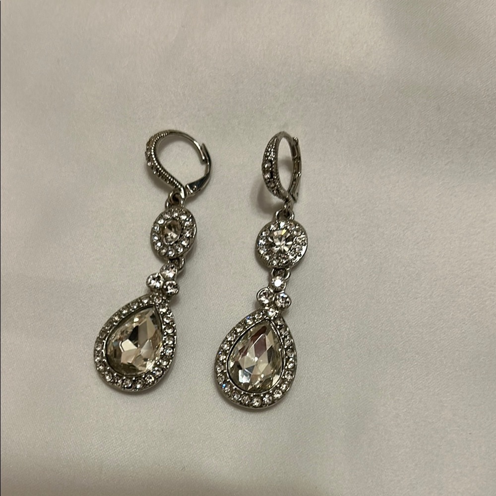 Express Silver Sparkling Earrings Collection